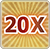 Multiplier Symbol 20x