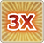 Multiplier Symbol 3x